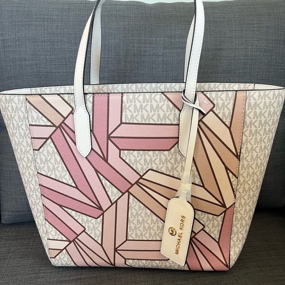 NWT MICHAEL KORS SINCLAIR LARGE EW CRAB TOTE HANDBAG - Picture 9 of 11